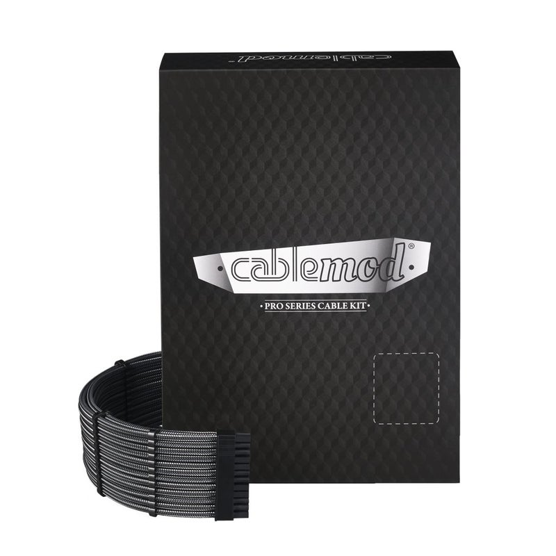 CableMod E-Series Pro ModMesh Sleeved Cable Kit for EVGA G/G+ / P/P+ / T (Carbon) - Image 1